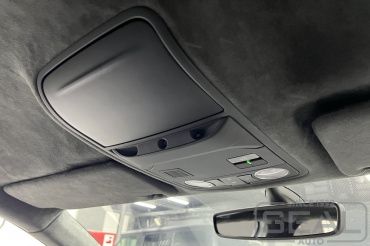 Skoda Octavia A7 Перетяжка потолка из Алькантары