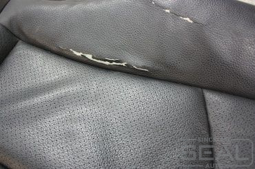 Mercedes E-klasse W211 Ремонт сидения из кожи
