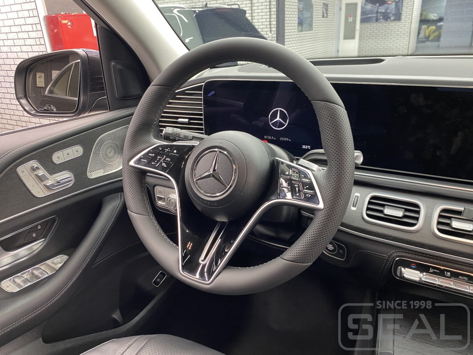 Mercedes GLE (V167) Перетяжка руля кожей| Автоателье СеалАвто | Москва