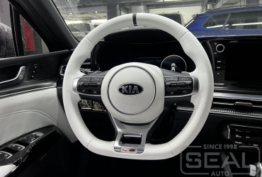 KIA K5 Перетяжка руля и клаксона