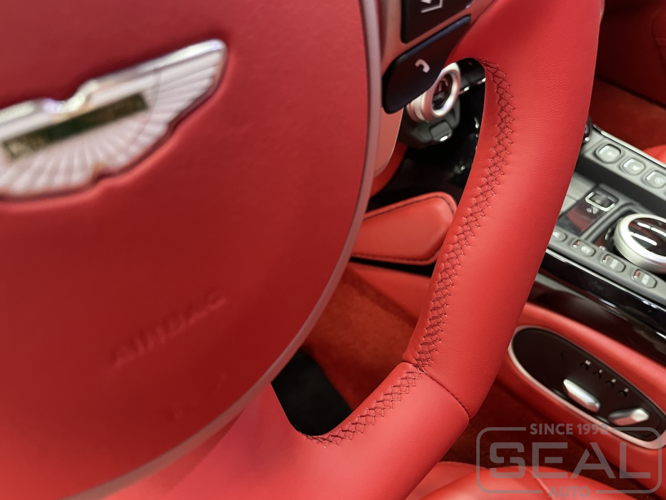 Aston Martin V12 Vantage Перетяжка руля| Автоателье СеалАвто | Москва