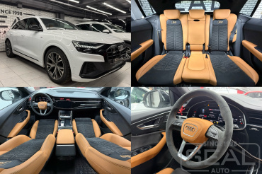 Audi Q8 Перетяжка салона из кожи