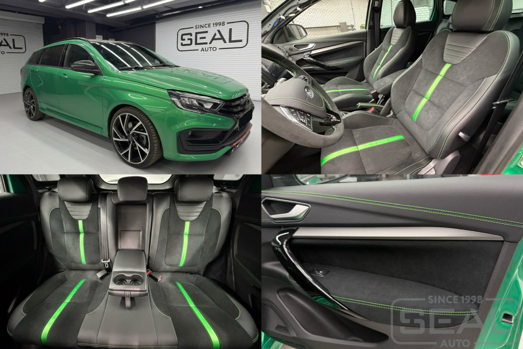 Lada Vesta Перетяжка салона| Автоателье СеалАвто | Москва