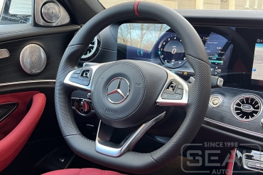 Mercedes E-klasse Перетяжка руля и клаксона