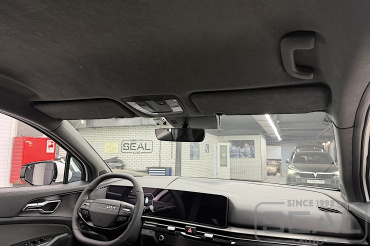 KIA Sportage Перетяжка потолка 