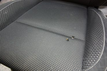 Renault Koleos Замена обивки после прожога сидения