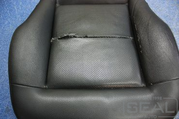 Mercedes E-klasse W212 Ремонт кожаного сидения
