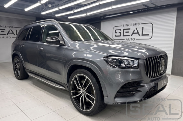 Mercedes GLS Перетяжка потолка автомобиля