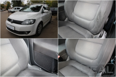 Volkswagen Golf Ремонт ткани сидения