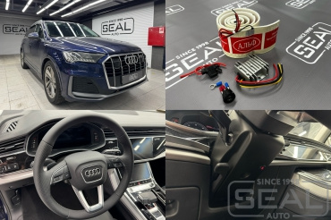 Audi Q7 Перетяжка руля с установкой подогрева