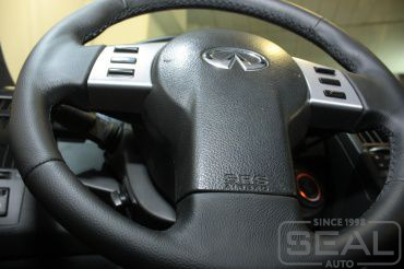 Infiniti FX35 Перетяжка руля и ручки кпп