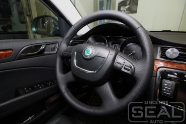 Skoda Superb II Перетяжка руля