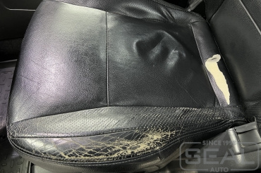 Mitsubishi Pajero Ремонт кожаного сидения