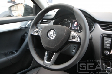 Skoda Octavia A7 Перетяжка руля и клаксона