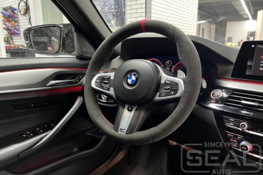 BMW 5-series G30 Перетяжка руля 