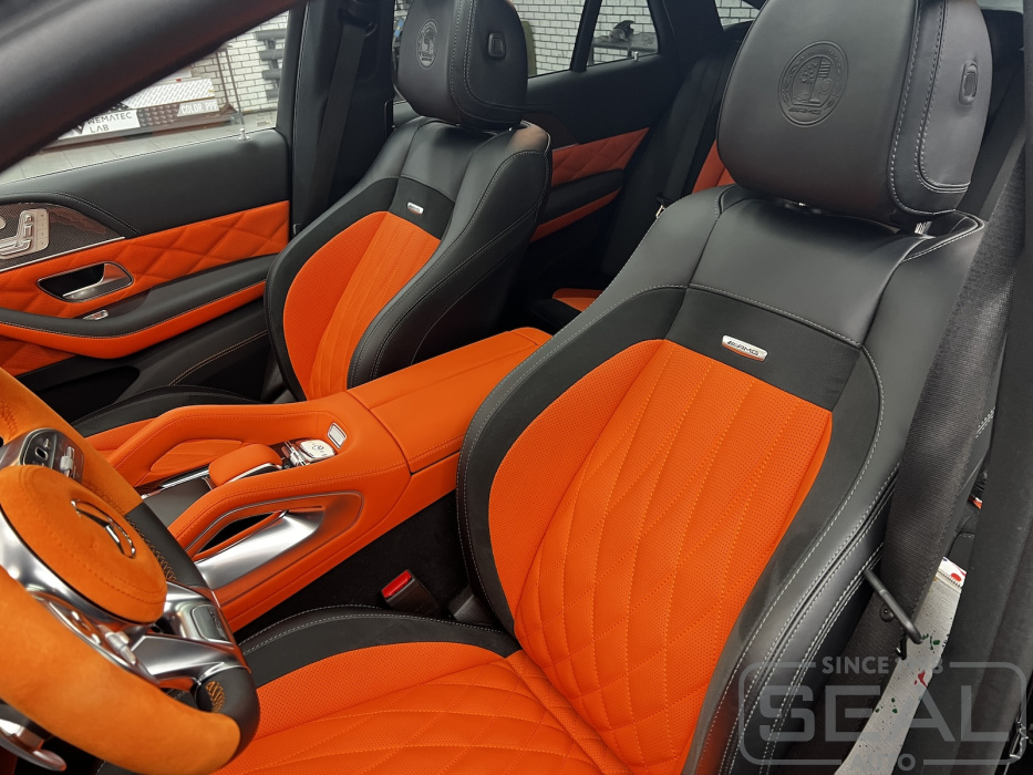 Mercedes GLE Перешив салона автомобиля| Автоателье СеалАвто | Москва