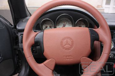 Mercedes C-klasse Перетяжка руля и клаксона