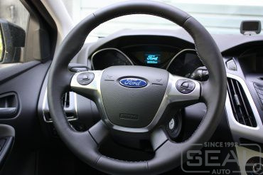 Ford Focus 3 Перетяжка кожей руля