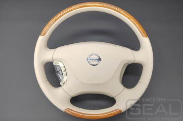 Nissan Cedric  Перетяжка руля и клаксона, установка подогрева