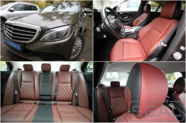 Mercedes C-klasse W205 Перетяжка сидений