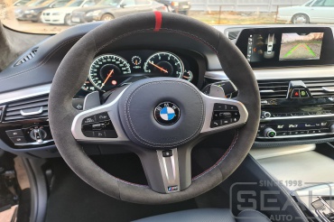 BMW 5-series G30 Перетяжка руля и клаксона