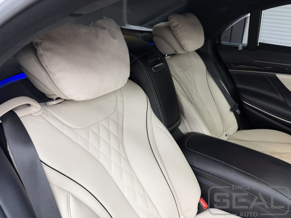 Mercedes S-класс (W222) Перетяжка сидений и руля| Автоателье СеалАвто | Москва