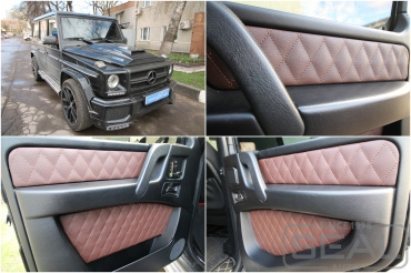 Mеrcedes Gelandewagen Перетяжка дверных карт