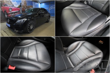 Mercedes C-klasse W205 Ремонт кожи сидения
