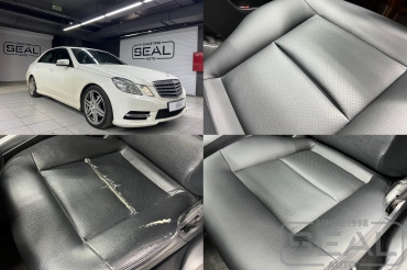 Mercedes E-klasse W212 Ремонт кожаного сидения