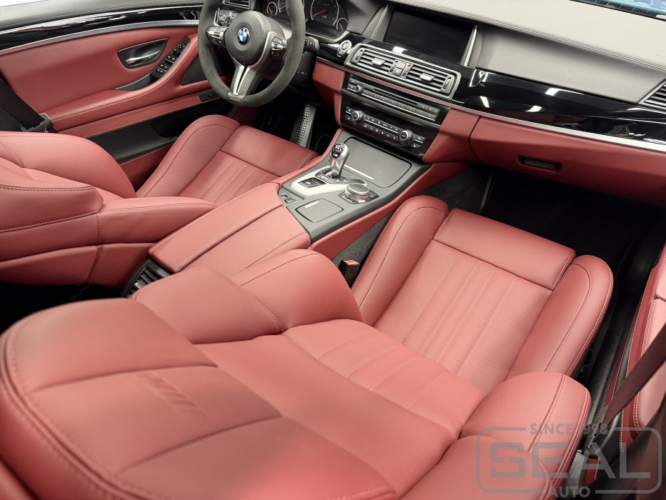 Проект по перетяжка салона BMW 5-series M5 (F10) в автоателье СеалАвто