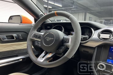 Ford Mustang Перетяжка руля и ручки кпп