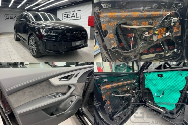 Audi Q7 Шумоизоляция дверей 