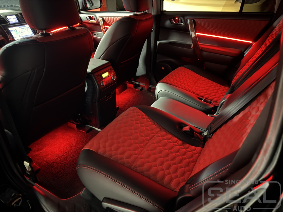 Toyota Highlander Установка подсветки салона| Автоателье СеалАвто | Москва
