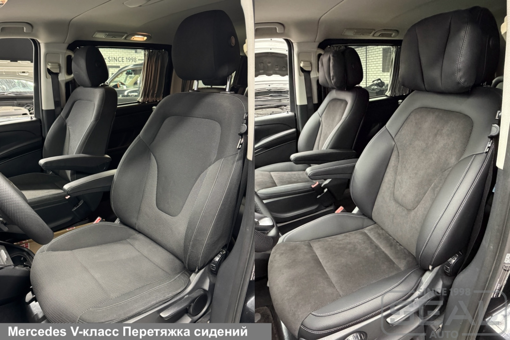Mercedes Vito Перетяжка сидений автомобиля| Автоателье СеалАвто | Москва
