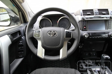 Toyota Prado 150 Перетяжка руля и клаксона