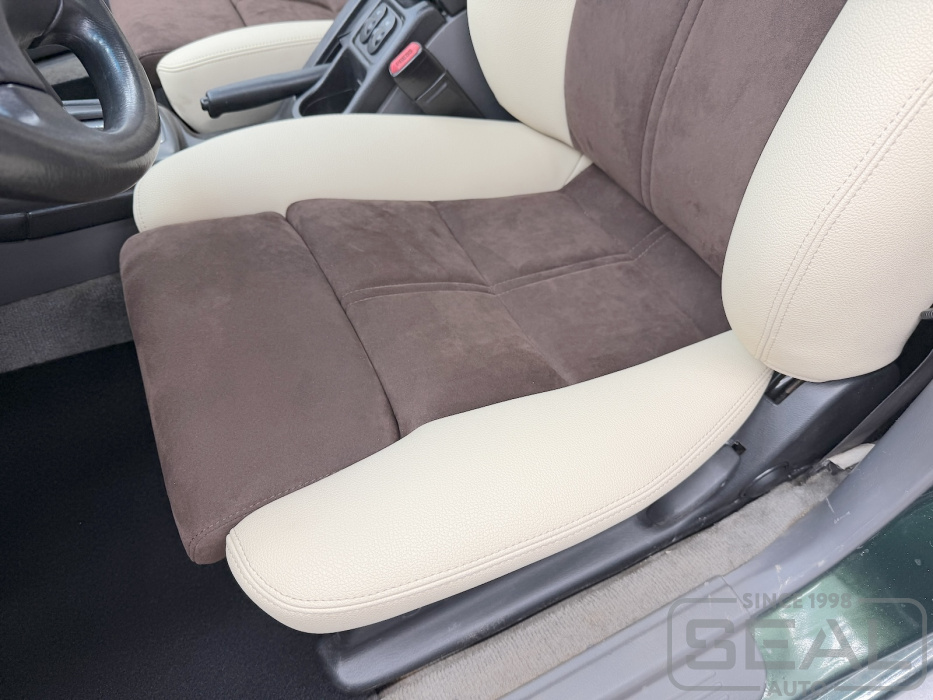 Subaru Legacy Перетяжка сидений, установка поясничного упора и оттоманки сидений| Автоателье СеалАвто | Москва