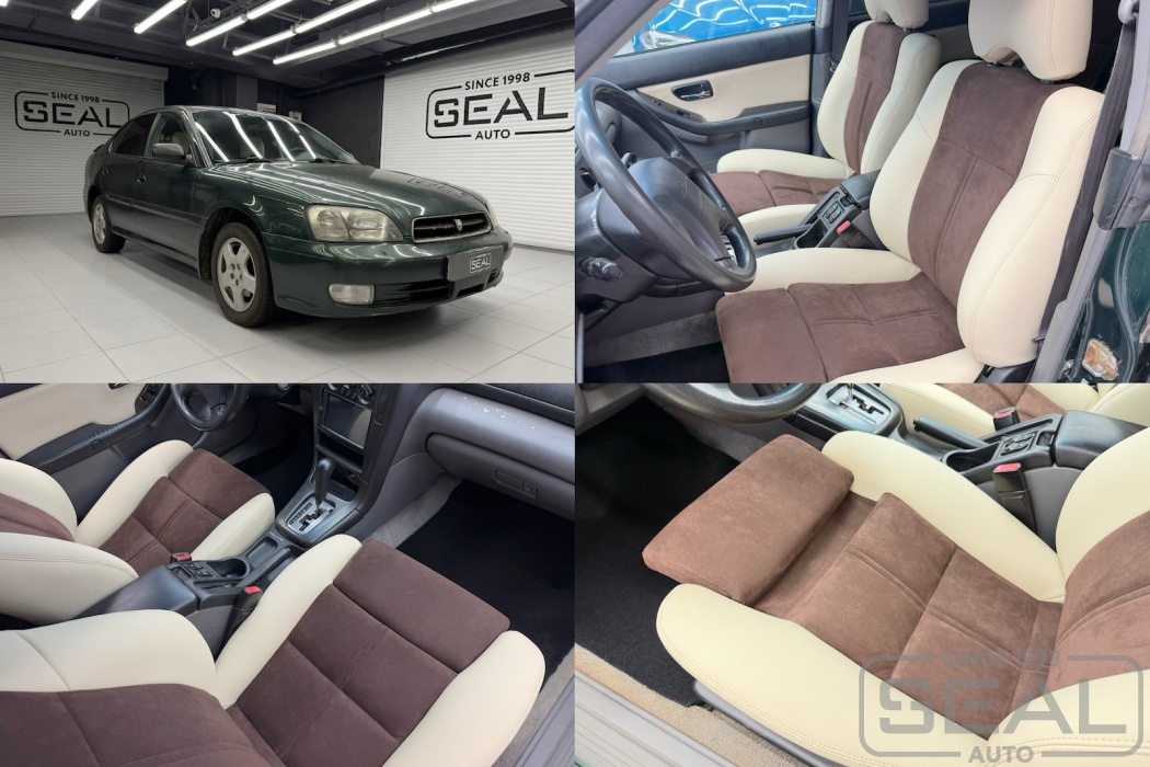 Subaru Legacy Перетяжка сидений, установка поясничного упора и оттоманки сидений| Автоателье СеалАвто | Москва