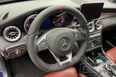 Mercedes С-class Перетяжка руля с меткой