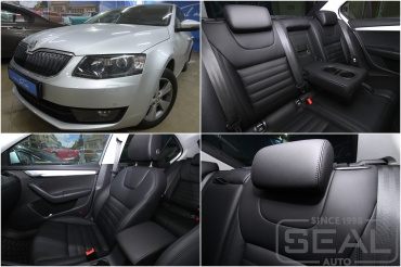 Skoda Octavia A7 Перетяжка автокресел