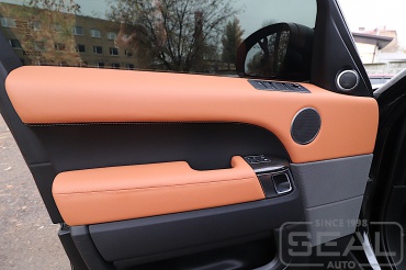 Range Rover Sport Перетяжка дверных панелей и подлокотников
