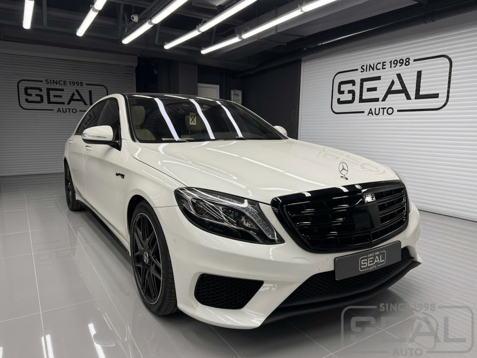 Mercedes S-класс (W222) Перетяжка сидений и руля| Автоателье СеалАвто | Москва