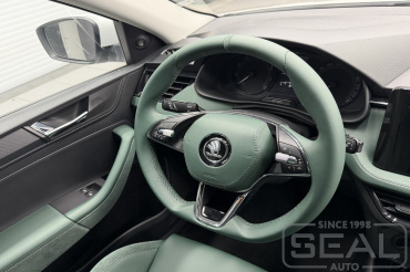 Skoda Rapid Перетяжка руля и клаксона