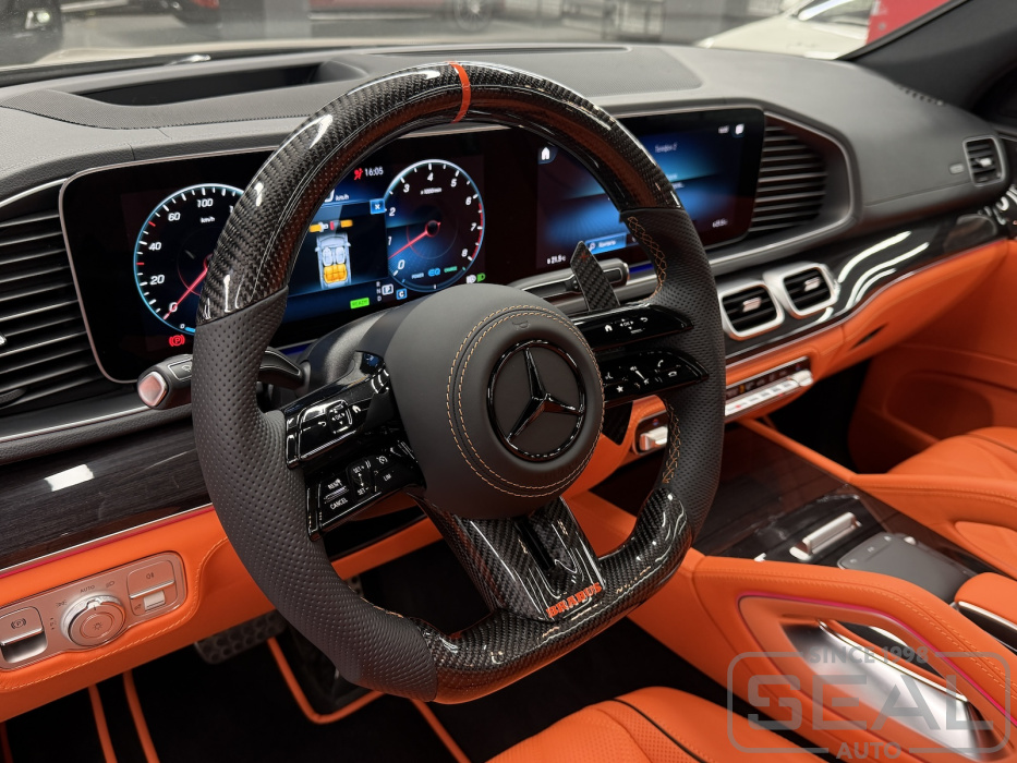 Перетяжка руля Mercedes GLE (C167) натуральной кожей Nappa