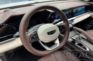 Geely Monjaro Перетяжка руля с установкой подогрева