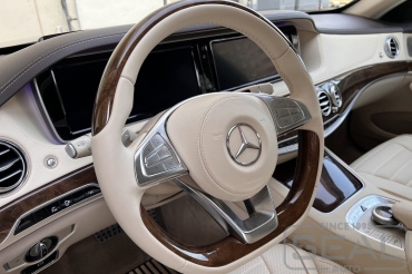 Mercedes S-klasse W222 Перетяжка руля и клаксона
