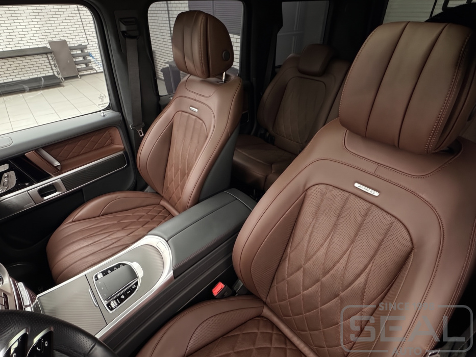 Mercedes Gelandewagen Перетяжка салона кожей| Автоателье СеалАвто | Москва
