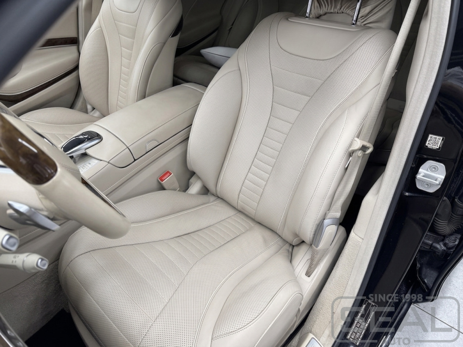 Mercedes S-class (W222): спинка кресла после замены кожи