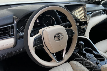 Toyota Сamry Перетяжка руля и клаксона с изменением дизайна