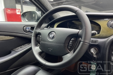 Jaguar S-Type R Перетяжка руля, клаксона и ручки акпп