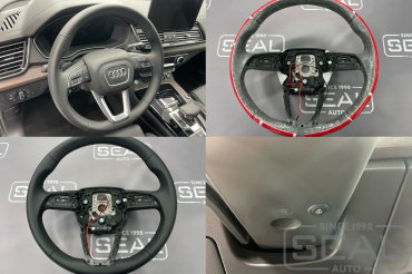 Audi Q5 Установка подогрева руля без перешива
